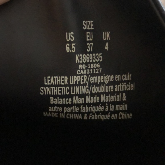 Edgy Chic DKNY Striped Heel Black Leather Boots - Picture 13 of 14